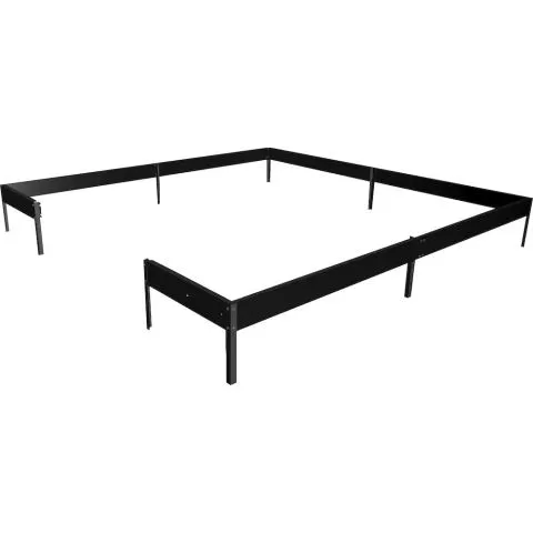 F06440 Halls Fundament 3,9 m², svart Säker betalning