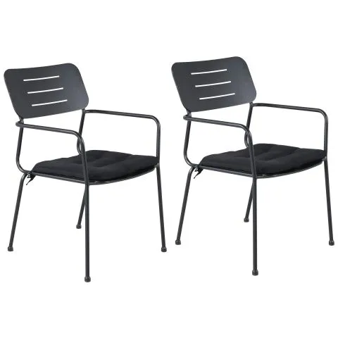 Snabb frakt Nicke 1342-408 Venture Home Karmstol 2-pack Svart