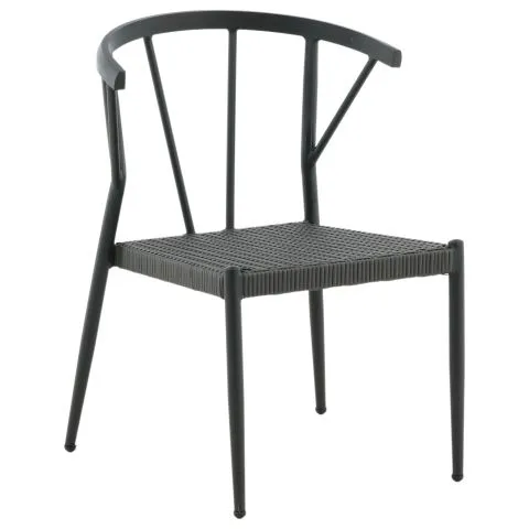 Stina 2075-408 Venture Home Karmstol vit/grå Rea