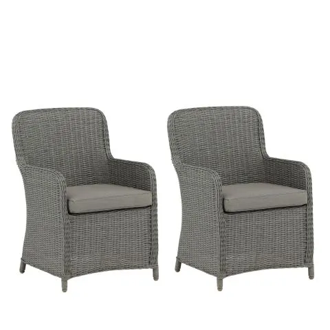 Wembley 5710-089 Venture Home Karmstol 2-pack Grå Sista chansen