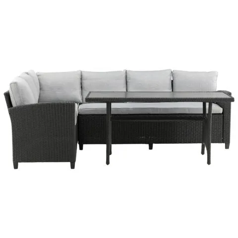 Endast denna vecka Bentwood 5811-001 Venture Home Loungeset soffa, bord, svart/grått