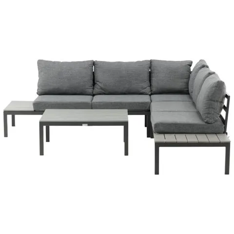 Säker betalning Odense 1001-408 Venture Home Loungeset soffa, bord, grått