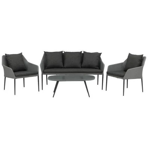 Spoga 2077-408 Venture Home Loungeset soffa, karmfåtöljer Trygg betalning