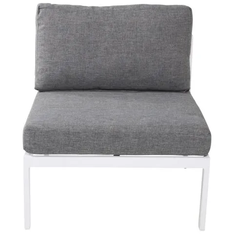Copacabana 9384-400 Venture Home Modulsoffa mittdel, vit/grå Extra rabatt