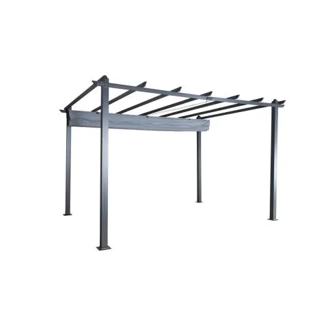 Lazio 9368-404 Venture Home Pergola svart Begränsat erbjudande
