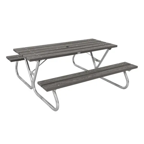 0908-K7180 Eden Wood Picknickbord 180 cm, komposit Grå Outlet