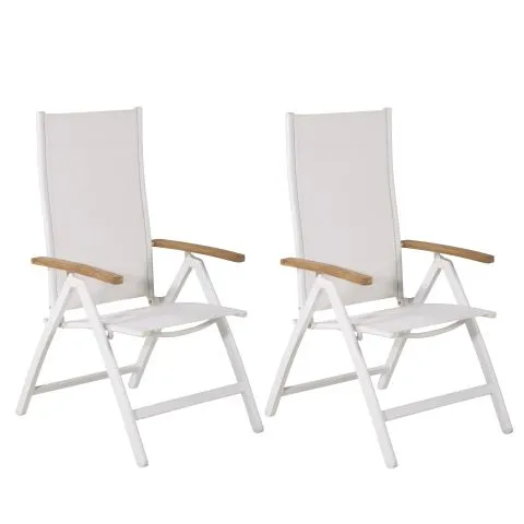 Fynd Panama 1554-400 Venture Home Positionsstol 2-pack Vit