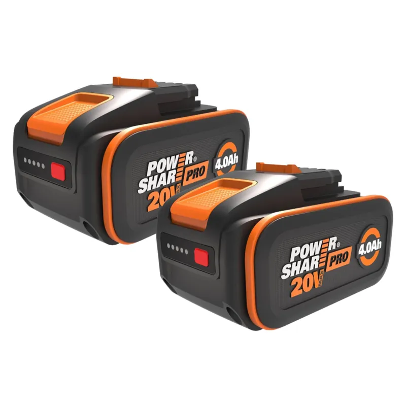 Batteri Worx WA3644.2 20V 4.0Ah 2-Pack Beställ nu
