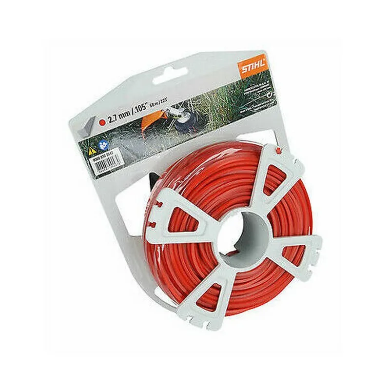 Snabb leverans Trimmertråd STIHL Nylon Rulle 2,7 mm Fyrkant