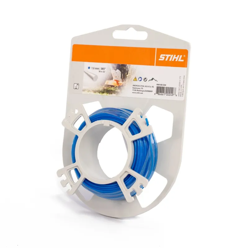 Snabb frakt Trimmertråd STIHL Nylon Rulle 1,6 mm 19 m