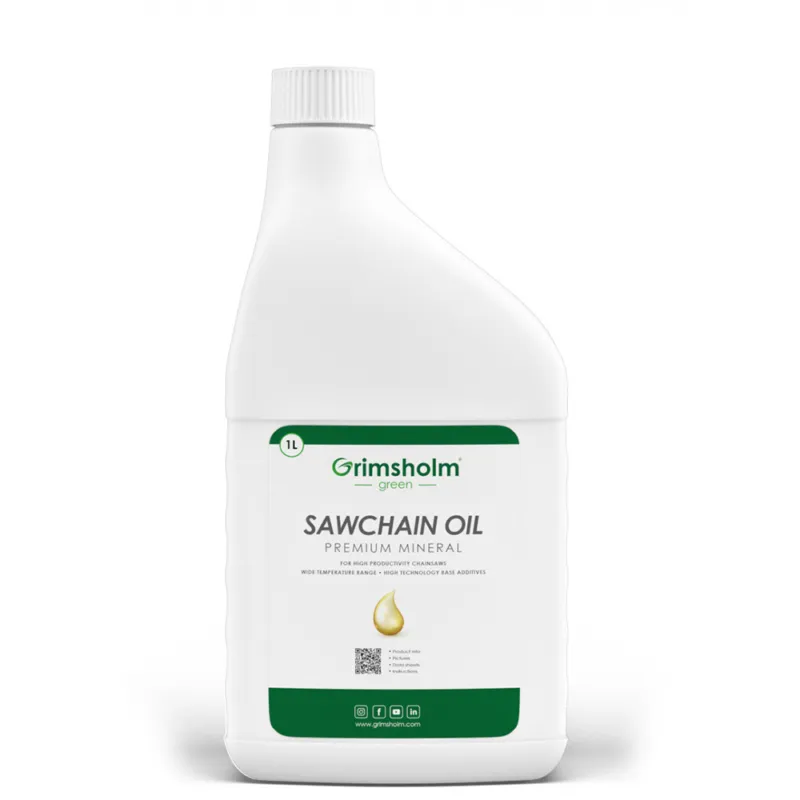 Kundfavorit Sågkedjeolja Grimsholm Premium Mineral 1 L