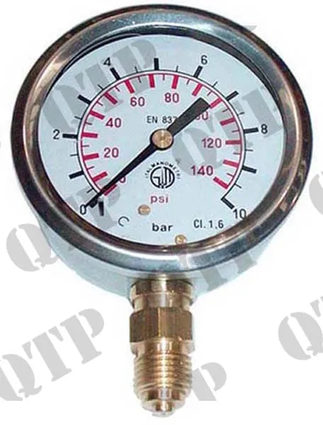 Oil Pressure Gauge 140 PSI Glycerine Filled risnedsättning