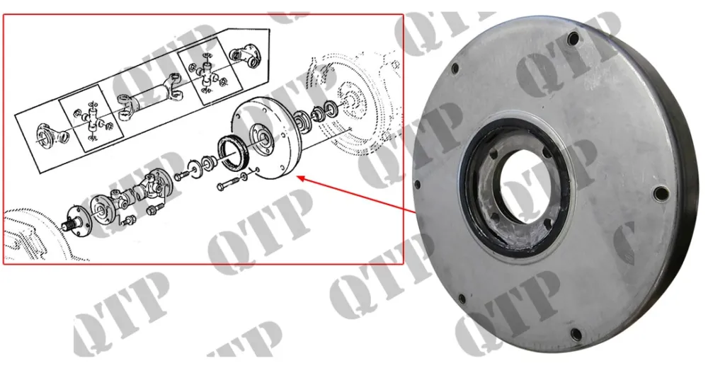 Damper John Deere Torsional Rabatter