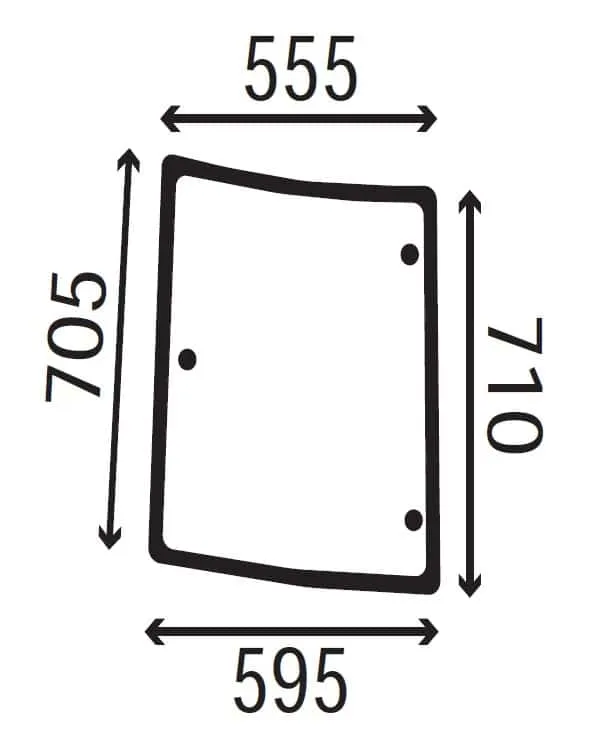 Kampanjpris Glass Case Side LH Corner