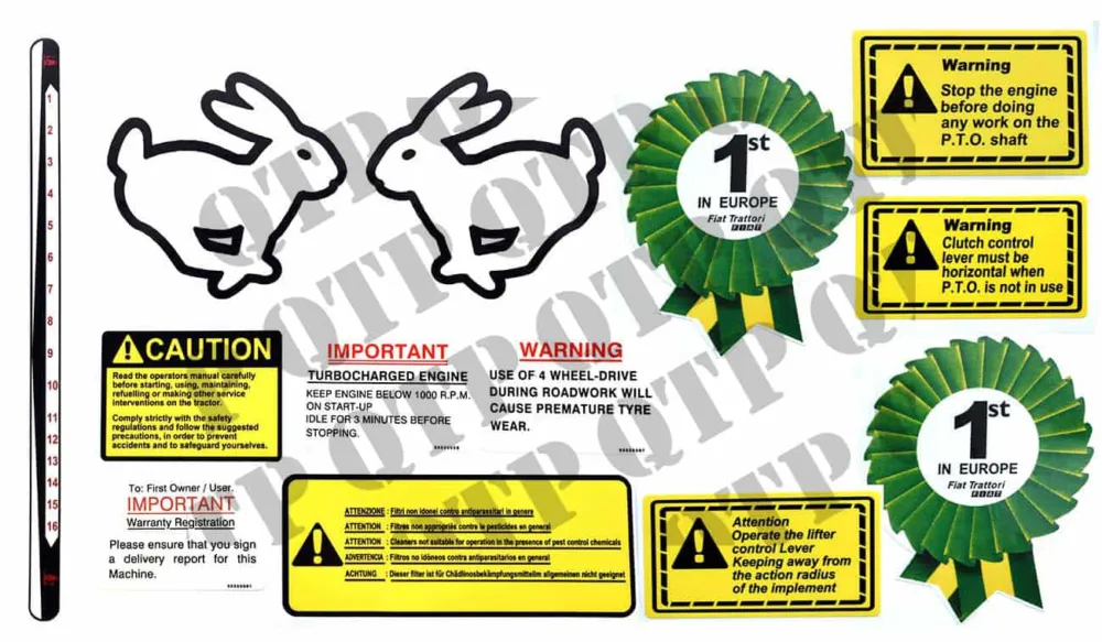 Fiat Decal Kit Premium