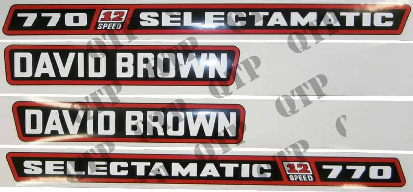 Endast idag Decal Kit - David Brown 770