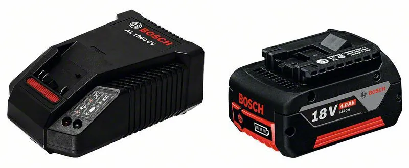 Startsats batteri GBA 18 V 4.0 Ah + laddare AL 1860 CV Professional Sänkt pris