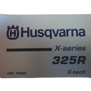 Trygg betalning Dekal Husqvarna 325R X-series