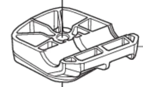 Clamp Lower 525I 5360283-01 Rabatter