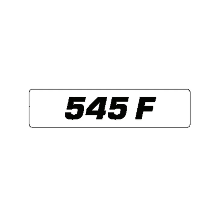 Label Cylinder Cover 545F 5769986-25 Premium