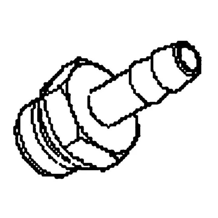 Billig Nipple 1/4" Male Thread