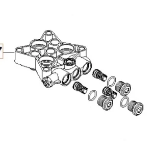 Cylinder Block With M8X10 Hex Snabb leverans
