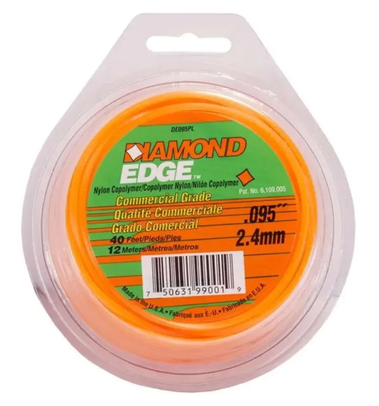 Trimmertråd 2,4mm x 12m, Diamond Edge Premium