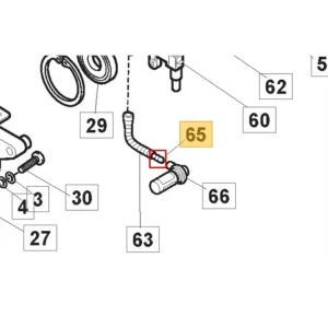 Beställ nu Nippel Oljerör SP37, SP372, SP375, SP405, 118800256/0