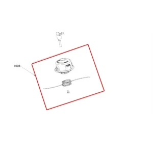 Trimmerhuvud RLT254CDSO, RLT430CESD 5131033847 Outlet