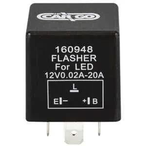 Snabb frakt Blinkrelä Led 3-Pol 12V