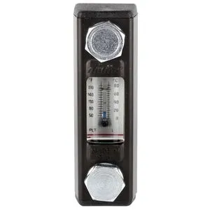 Oljenivå Indigator 76Mm Med Termometer Premium