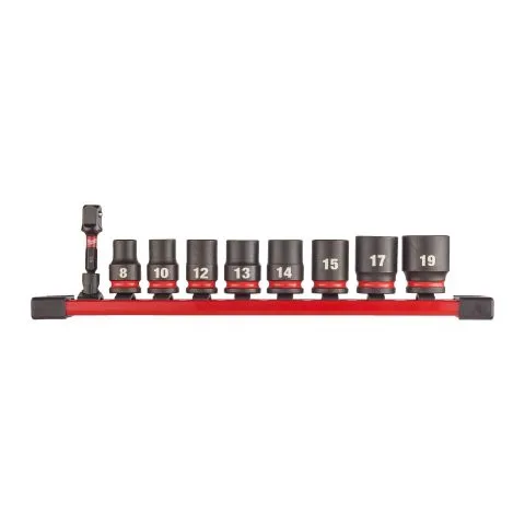 Rabatt 4932480454 Milwaukee Krafthylssats 3/8", standard, 9 delar