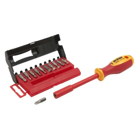 Säker betalning 120032 Ironside Bitsmejsel 1000 V, med 11 bits