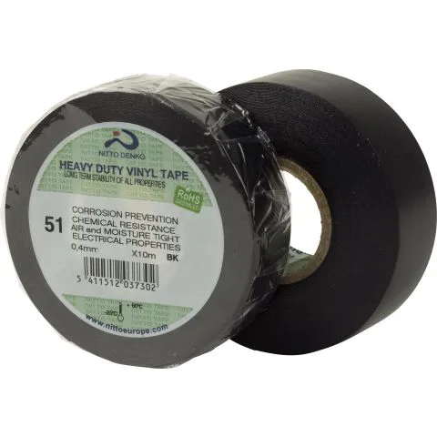 Utförsäljning 51 Nitto Manteltejp PVC 10 m, 25 mm