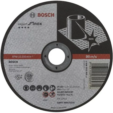 Endast idag Expert for Inox Bosch Kapskiva 150x22,23mm
