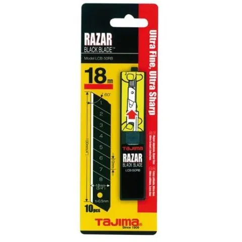 Razor Black Tajima Knivblad 10-pack Fynd