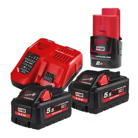 M18 HNRG-552 Milwaukee Laddpaket Sänkt pris