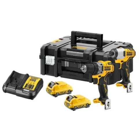 Begränsat erbjudande DCK2110L2T-QW Dewalt Verktygspaket