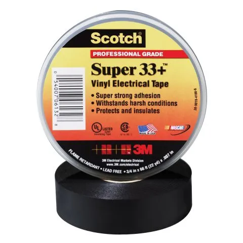 I lager Scotch Super 33+ 3M Eltejp 50 mm x 33 m