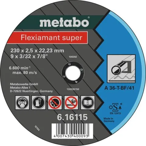 Rabatter 616115000 Metabo Kapskiva