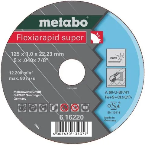 Expressleverans 616220000 Metabo Kapskiva