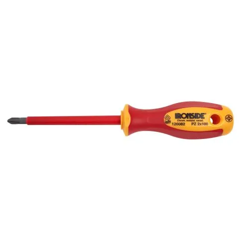Rabatt 120082 Ironside Skruvmejsel VDE, 1000V, pozidriv PZ2x100 mm