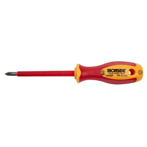 Kampanjpris 120096 Ironside Skruvmejsel VDE, 1000V, Phillips PH1x80 mm