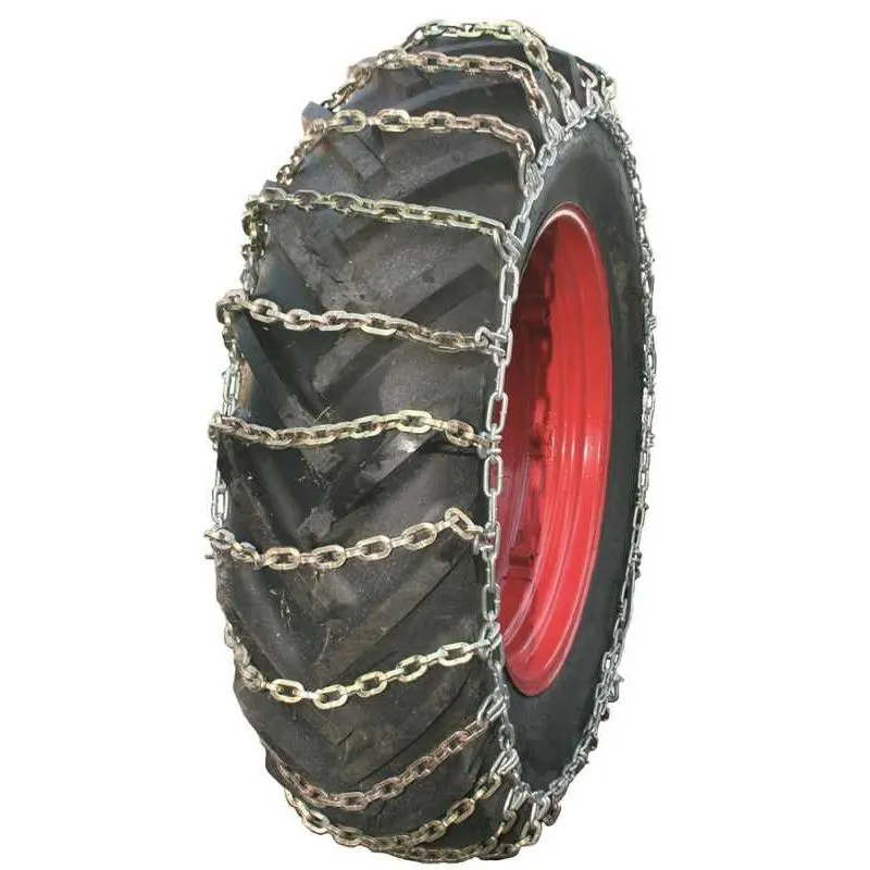 Outlet 2 st. 11,2x24 8 mm snökedja Traktor Tätlänkad