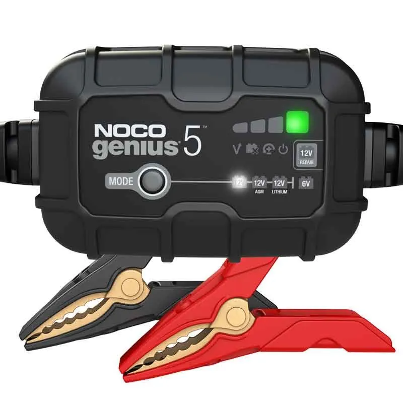 Populärt val Noco Genius 5 Batteriladdare till 6V och 12V 5000mA