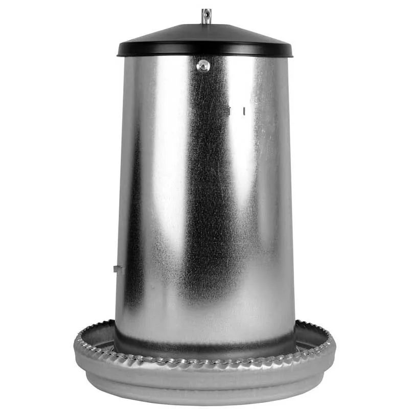 Foderautomat galvad 18 kg till höns Handla nu