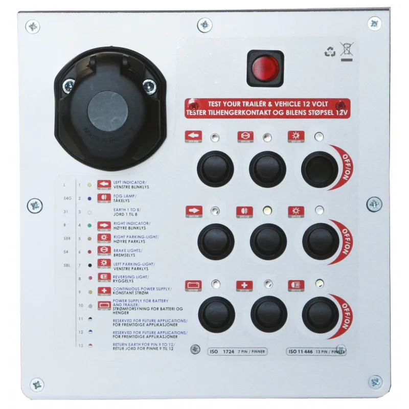 Ljus Testar Baksida Attack1750 I lager