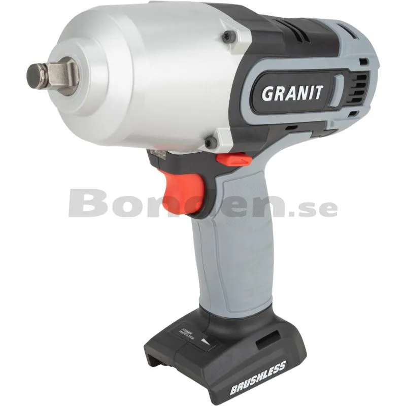 3/4" batteridriven mutterdragare paket Granit Endast idag