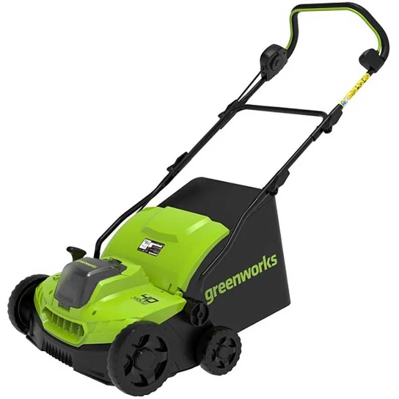 Extra rabatt Mossrivare och Vertikalskärare GD40SC36 40V utan batteri och laddare Greenworks