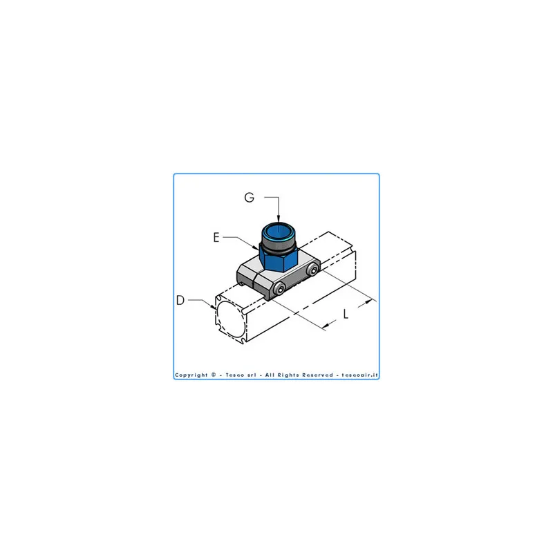 AP20 Anslutn.platta utv g3/8"BSP I lager